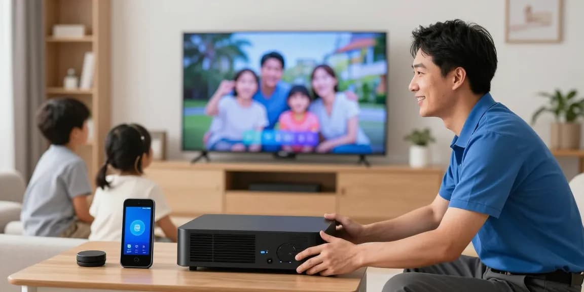Trusted IPTV UK service with professional installation in a local home