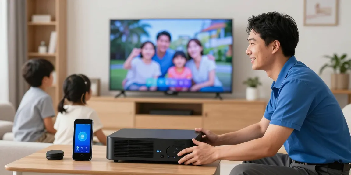 Trusted IPTV UK service with professional installation in a local home