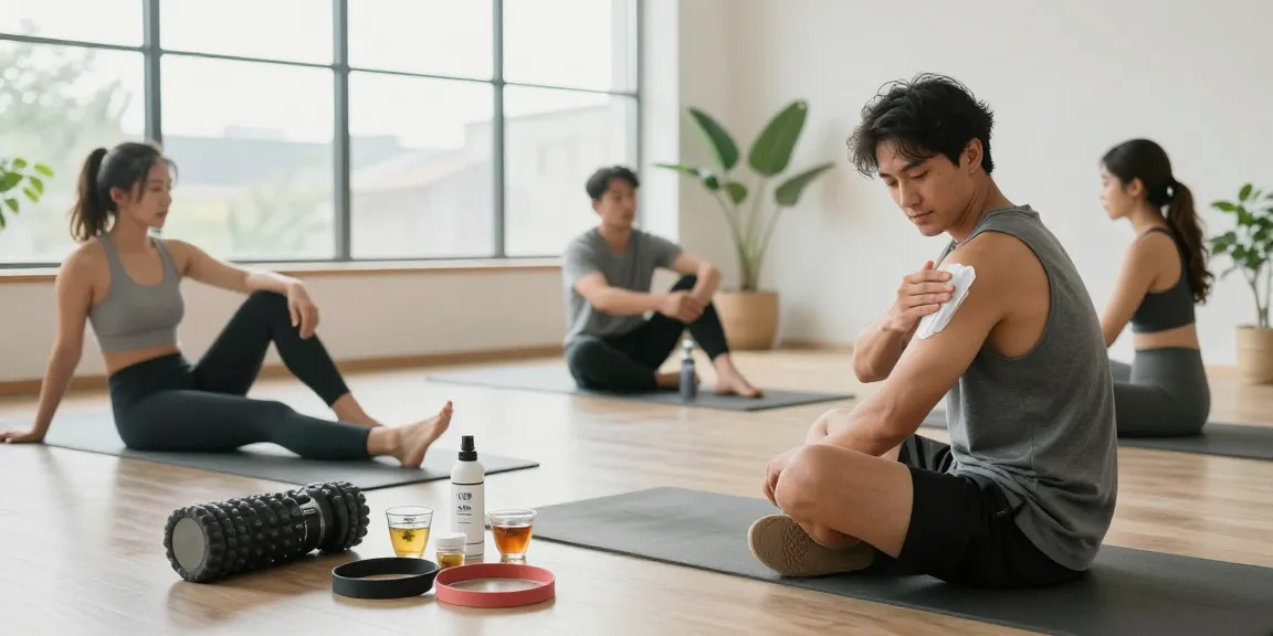 thc vapes uk featured in a post-workout recovery scene with CBD products, promoting wellness and natural relief.