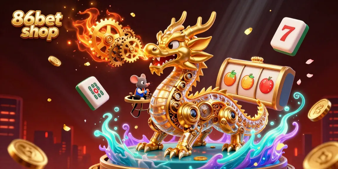 Experience the excitement of winning at 86bet shop with immersive gaming elements and vibrant scenes.
