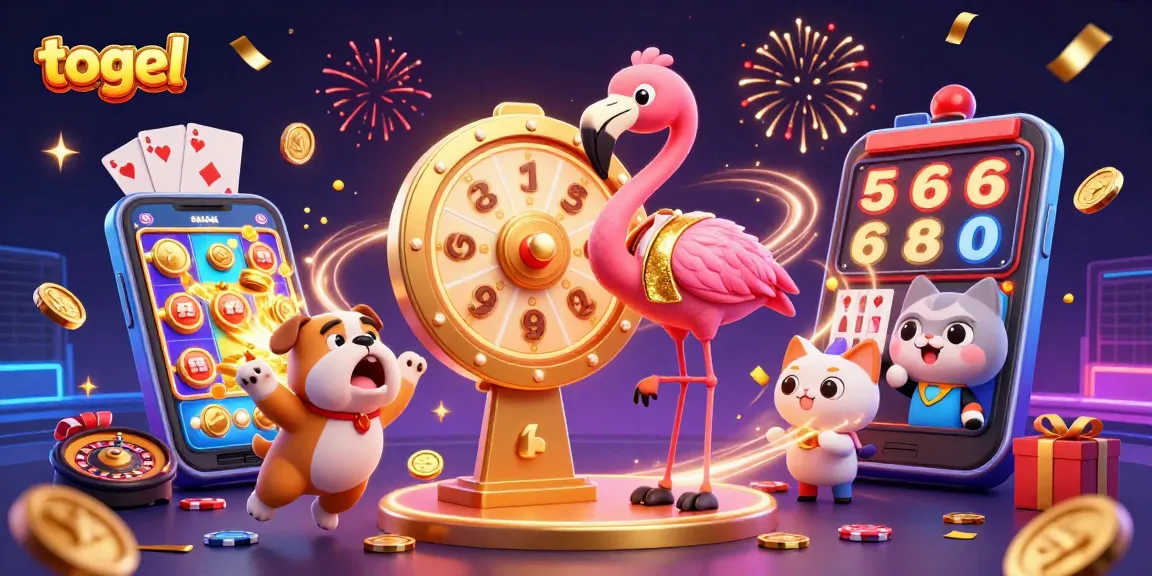 Engage with togel gaming excitement featuring dynamic characters and casino prizes!