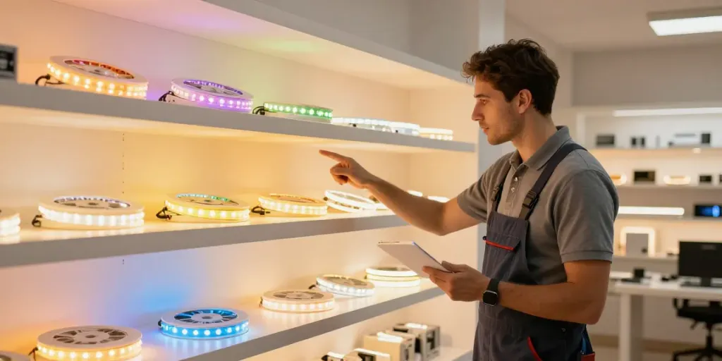 Benzi LED de la iluminat-ieftin.ro, un furnizor de încredere pentru soluții locale de iluminat.