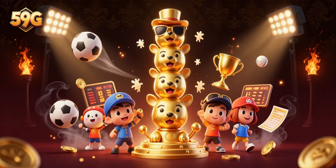Experience thrilling gameplay at 59G with exciting sports elements and vibrant casino visuals.