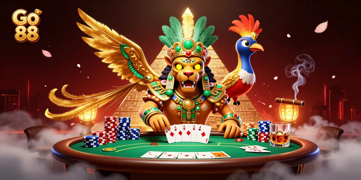 Experience thrilling wins at Go 88 with exciting card games, vibrant visuals, and engaging characters.