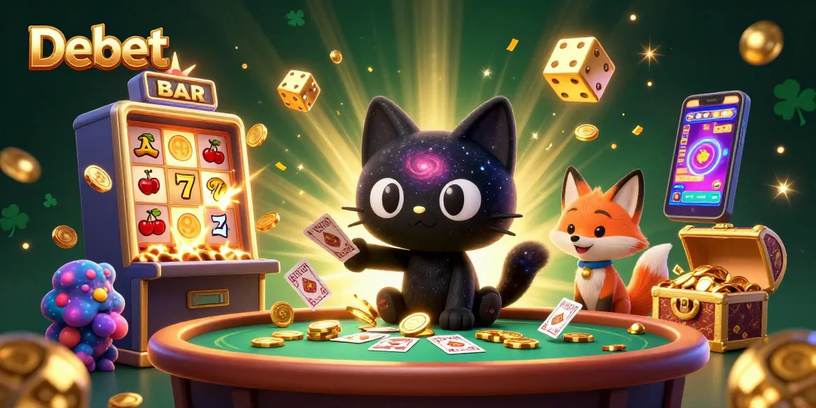 Debet brings excitement to the cosmic casino with vibrant characters and dynamic gaming elements.
