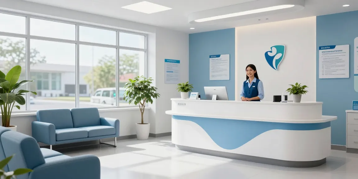 "BL555 healthcare provider in a modern clinic offering patient care and medical services."